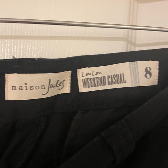 Maison Jules black pants. Cotton/spandex - Picture 2 of 6